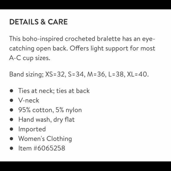 🌟SOLD ON DEPOP😃🌟NWT Free People Sydney Crochet - Picture 14 of 16